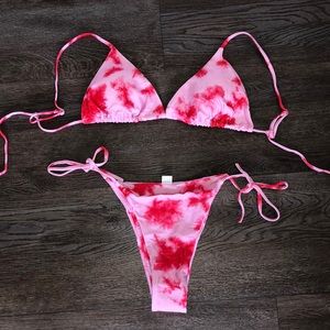 Tie dye bikini